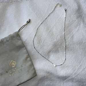 Kendra Scott Fern Pendant Necklace | bright silver